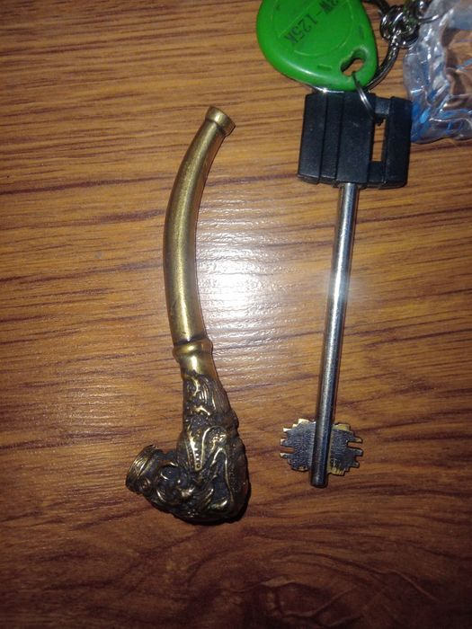 Курительная трубка медь бронза