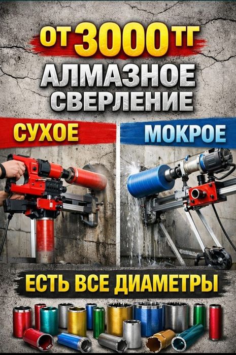 Алмазное сверление и резка