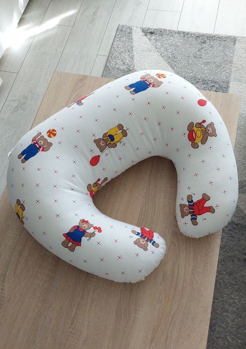 Perna ergonomica alaptare cu husa bumbac lavabila