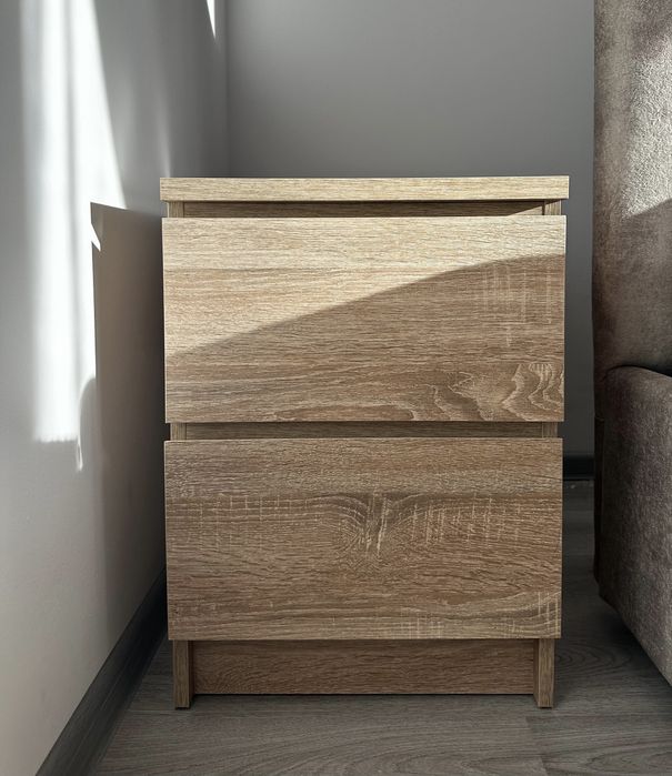 Set 2 noptiere stejar deschis