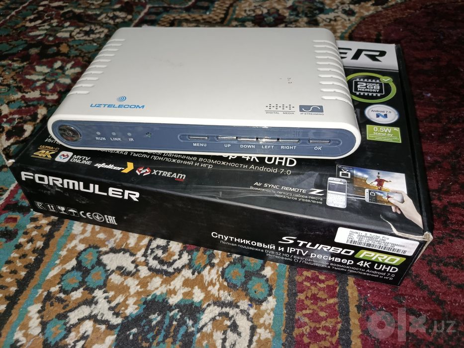 FORIMEER Streamer Pro 999 Smart TV pristavka sotiladi.
4K Ultra HD, An
