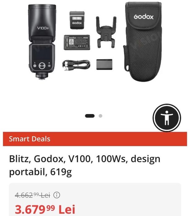 Blitz Godox V100s dedicat Sony