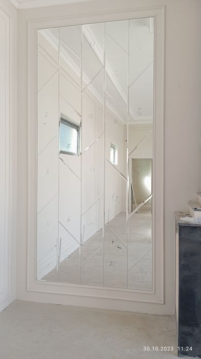 Стеклянные изделия зеркала ромбик оргстекло с рисунком душкабина 10 мм