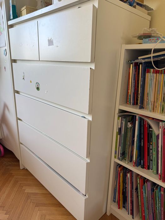 Comoda IKEA Malm 4 sertare si 6 sertare