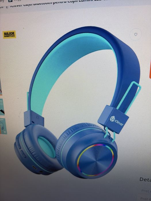 Casti Bluetooth copii