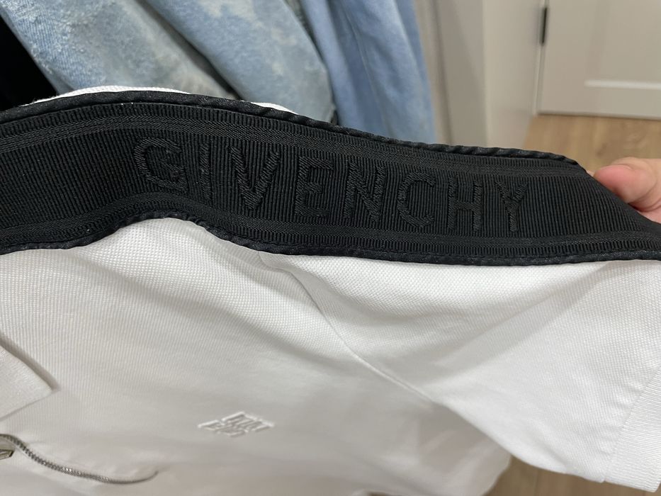Поло оригинал Givenchy polo quarter zip logo