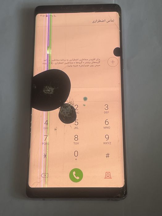 samsung Note 8 spart fata spate
