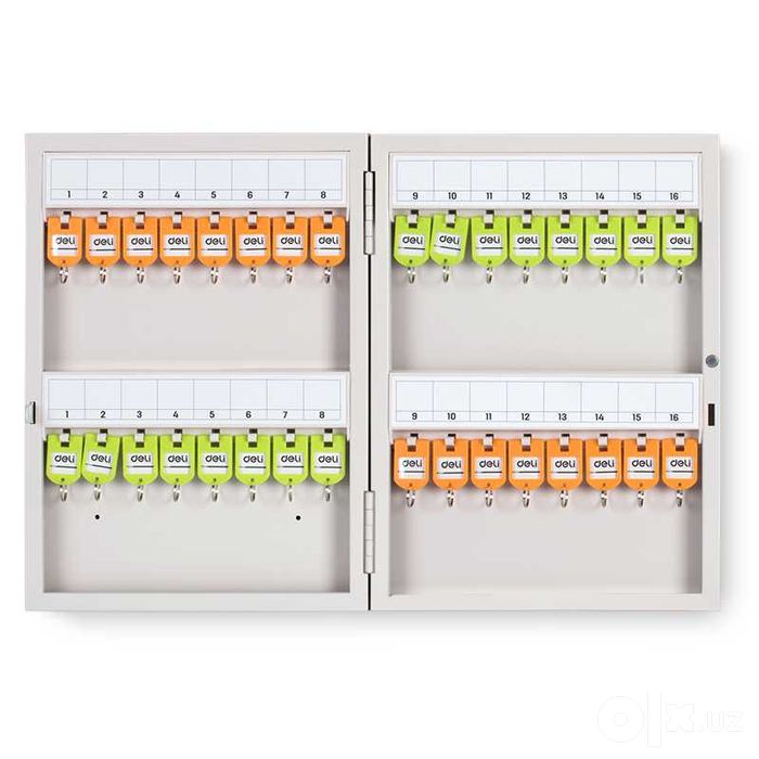 Deli 9322 — Новая ключница на 32 ключа, есть и другие товары для офиса