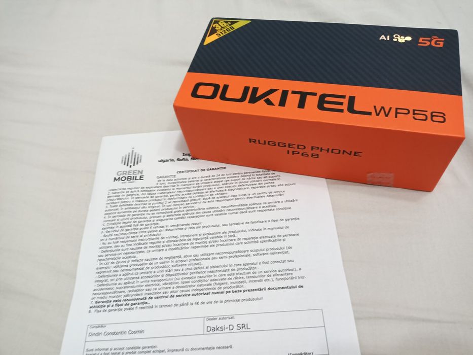 Oukitel wp56 nou cu garanție eMag 24 luni
