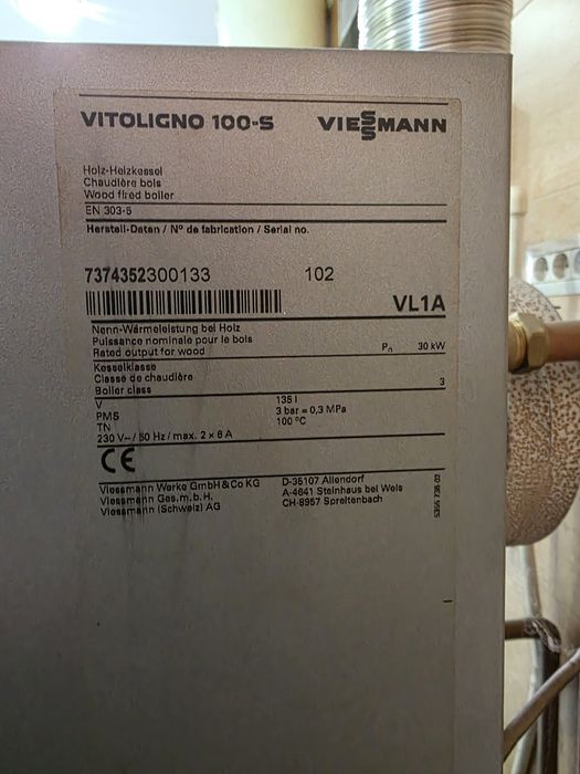 Centrală Vissman Vitoligno s100 30kw