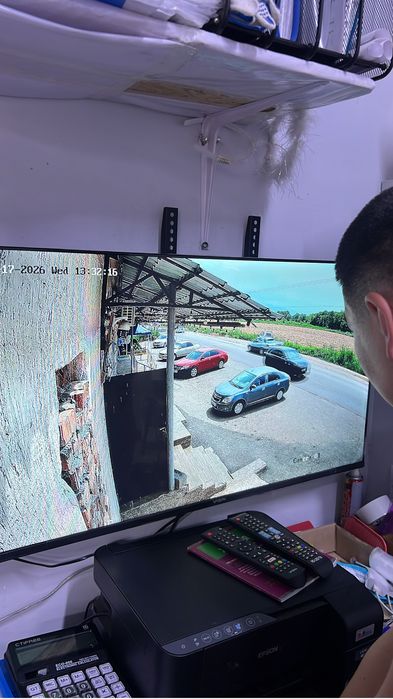 Камера видеонаблюдения установка