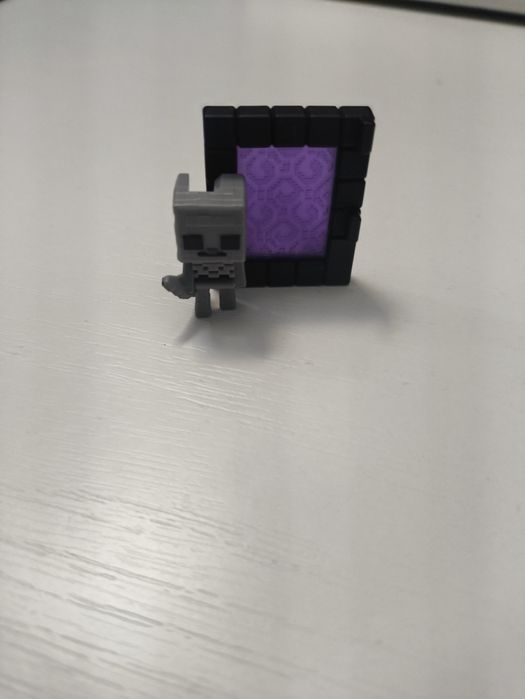 скелет с незером kinder joy minecraft 2026