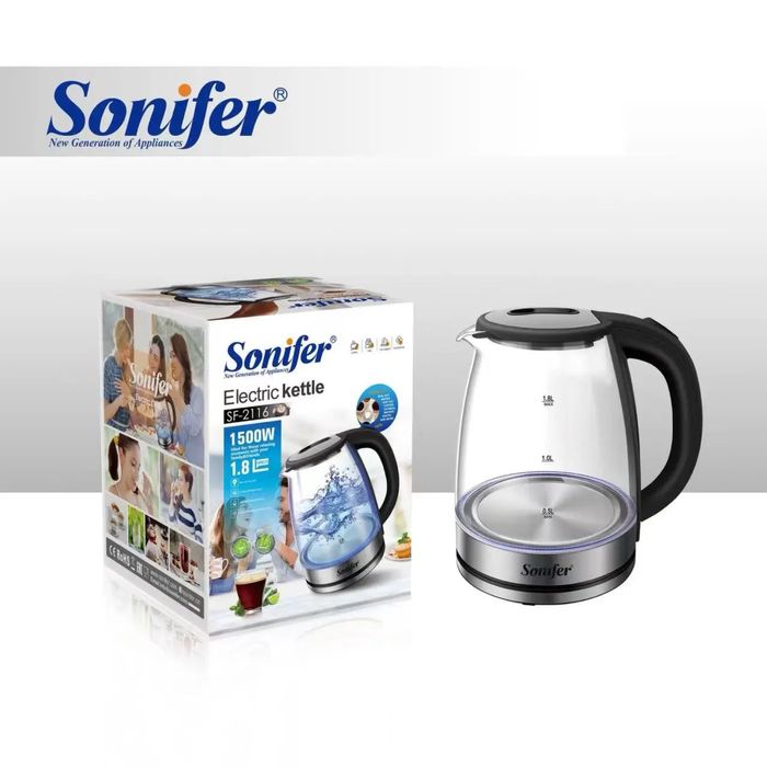 Доставка! Электрический чайник Sonifer SF-2116