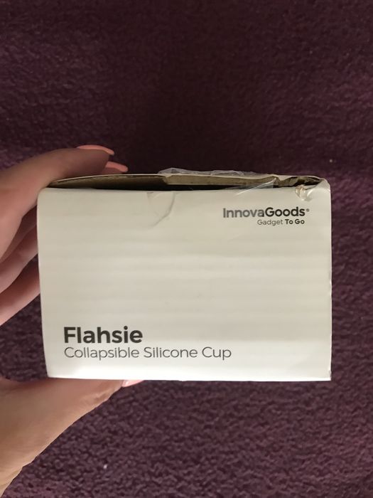 Сгъваема чаша за многократна употреба