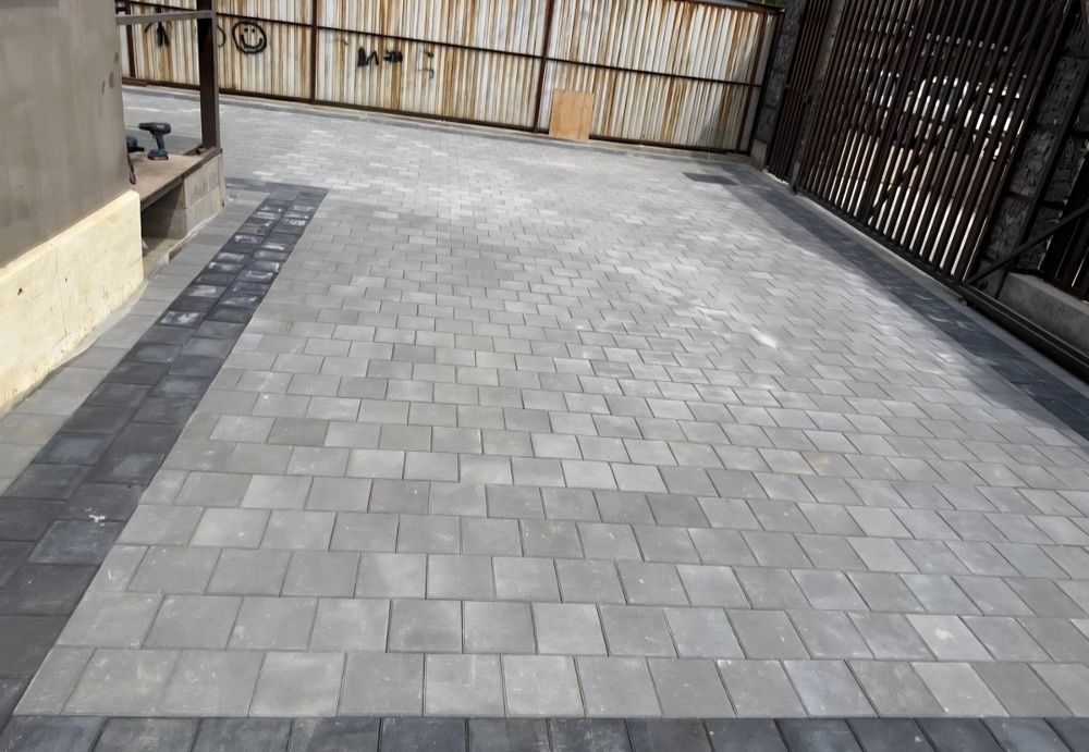 Укладка брусчатки