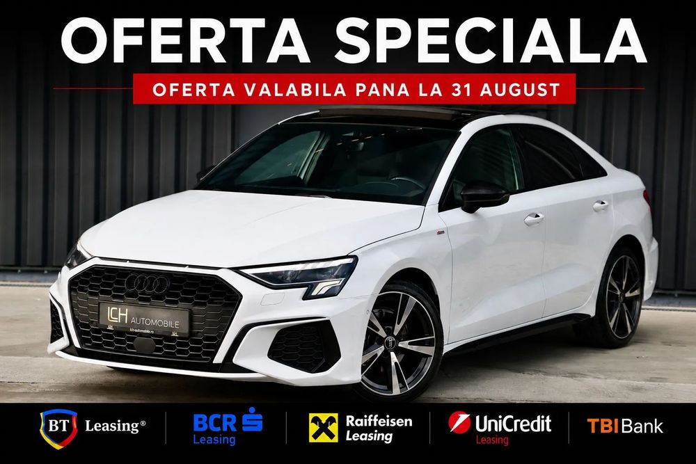 Audi A3 Limuzina Garantie/ S Line / Trapa/ Distronic/ Matrix/ Lane assist