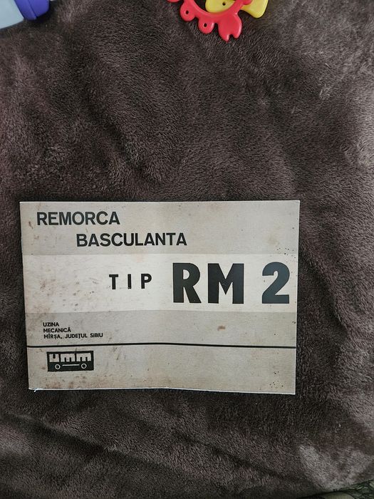 Carte Remorca Basculabila RM2