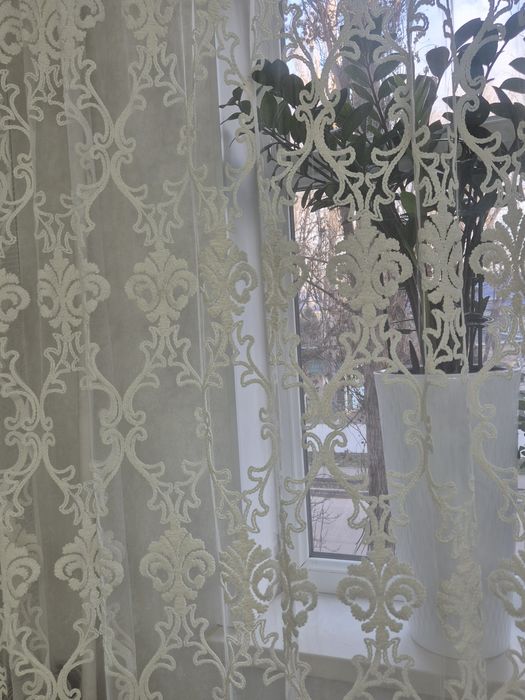 Тюль штора красивая