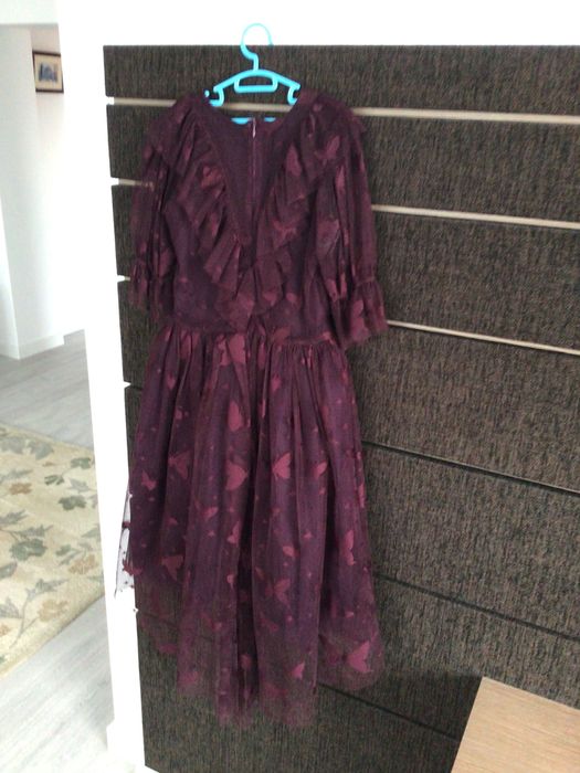 Rochie elegantă din dantelă pentru fetiță 11 ani