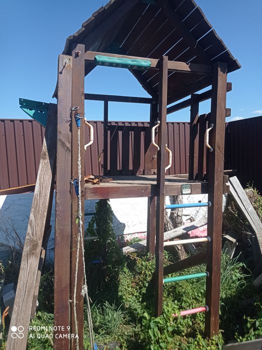 Căsuța și leagăn jungle gym
