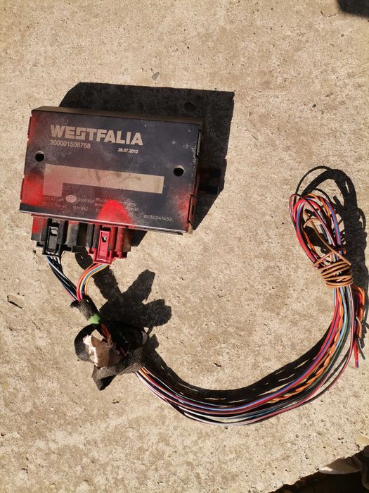 Vand modul original cârlig tractare skoda roomster