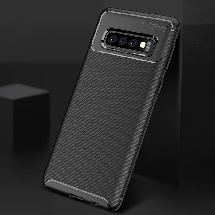 Samsung S9 S9 PLUS S10 10 Plus - Husa Autofocus Line Silicon Neagra
