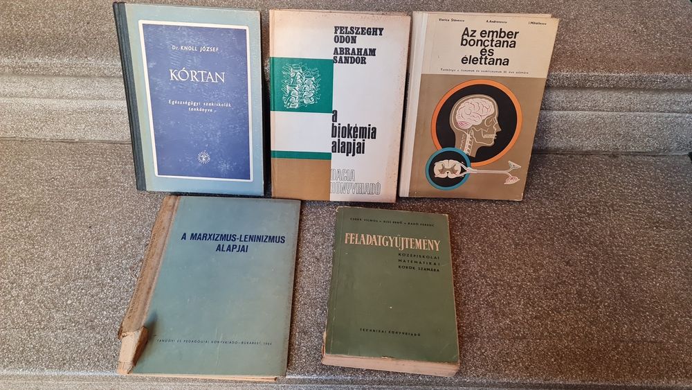 Manuale in limba maghiara,rare, cl V-XIIeditura Bucuresti anii 60