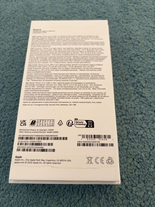 Iphone 14 alb impecabil