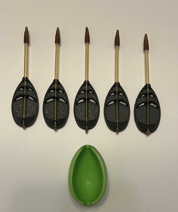 Set 5 momitoare method feeder inline FL long cast 45g, 60g, 70g