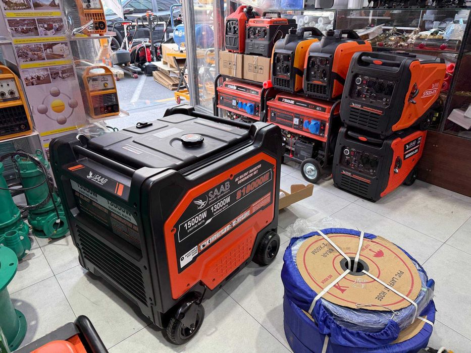 Генератор движок бесшумный инверторный и шумный generator dvijok optom
