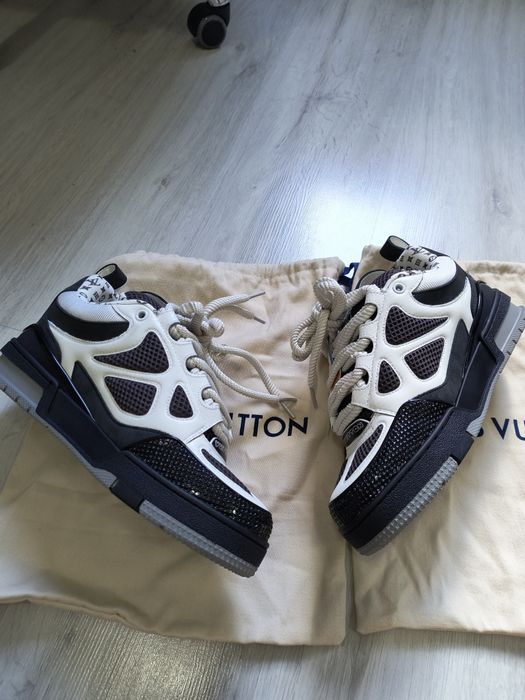 Louis Vuitton skates alb negru 40