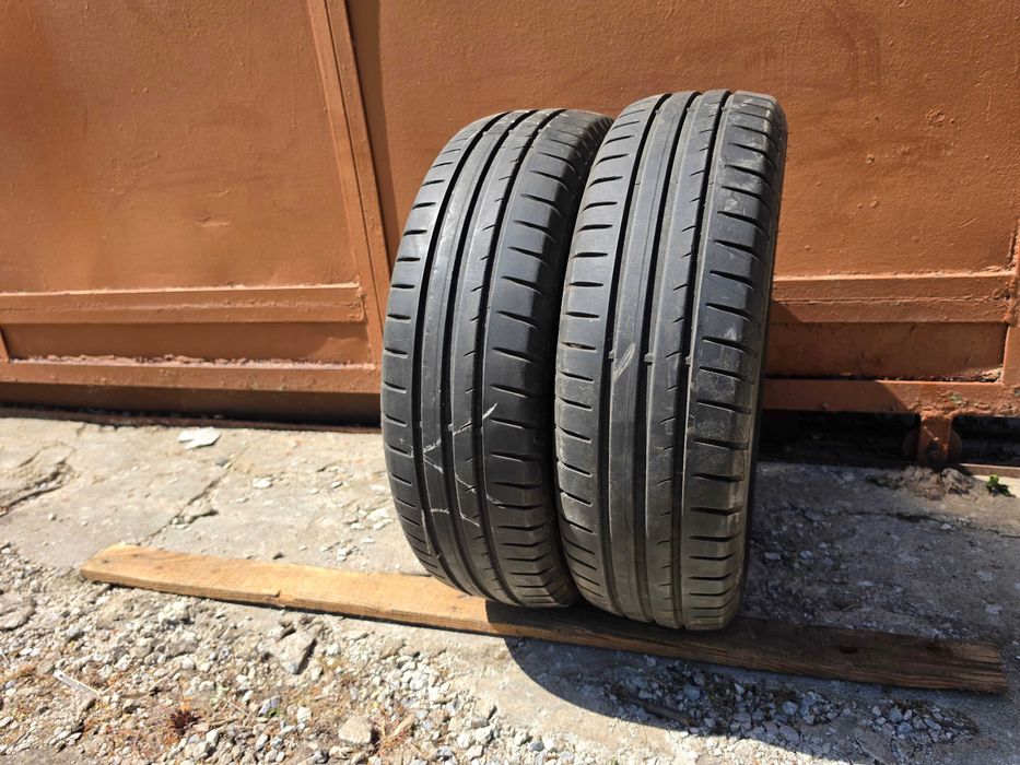 2 бр. летни гуми 165/65/15 Dunlop 4,5 mm DOT 3414