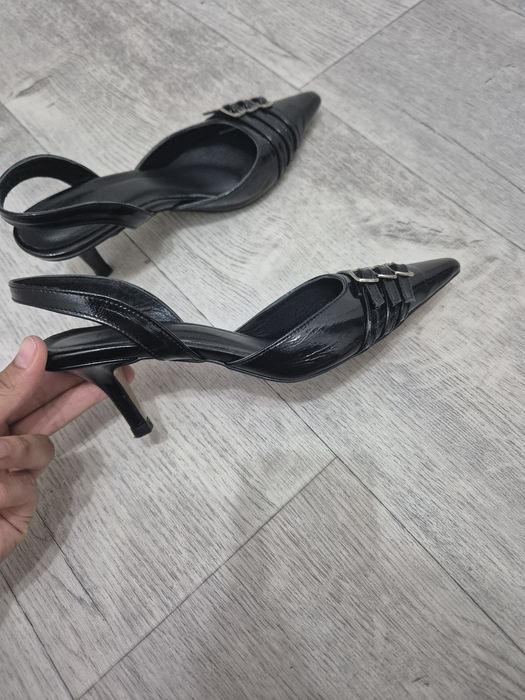 Туфли кожанные чёрные