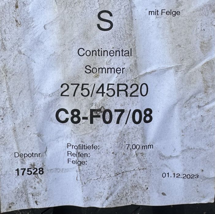 Джанти за Ауди Q7  275/45 20