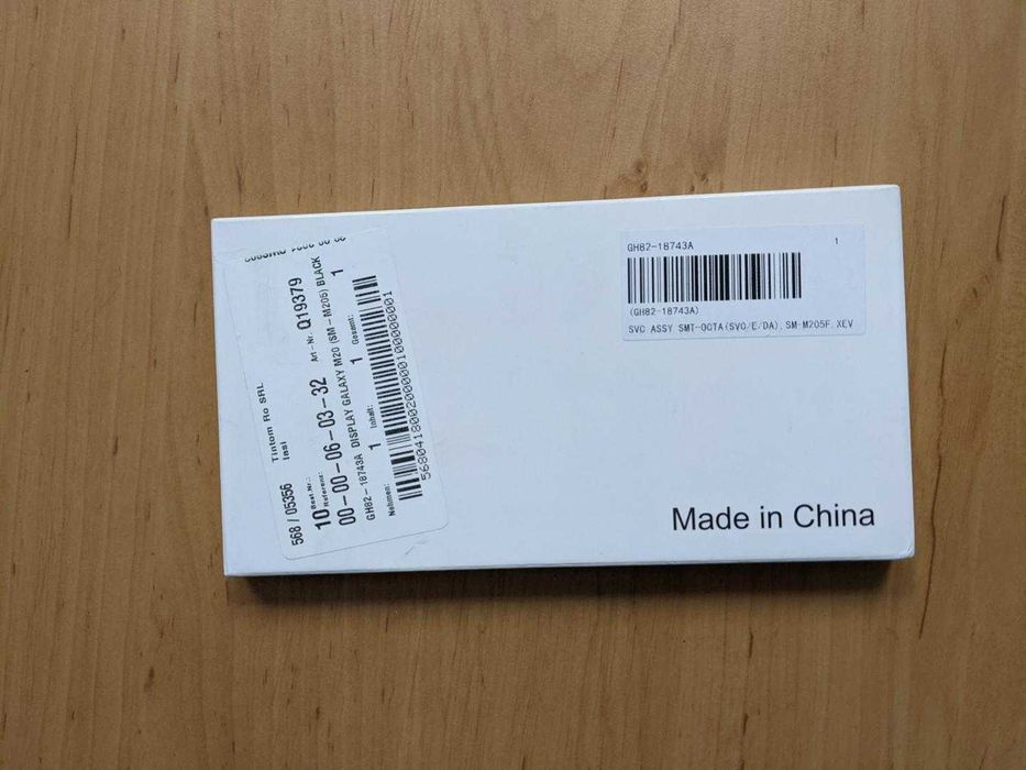 Display cu rama SAMSUNG M20 sm-m205 service pack nou m205f