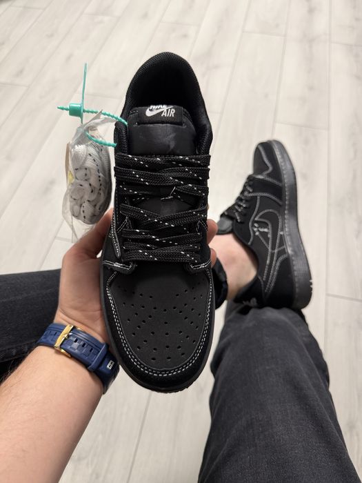 Adidasi Barbati Nike Travis Scott Full Negru!