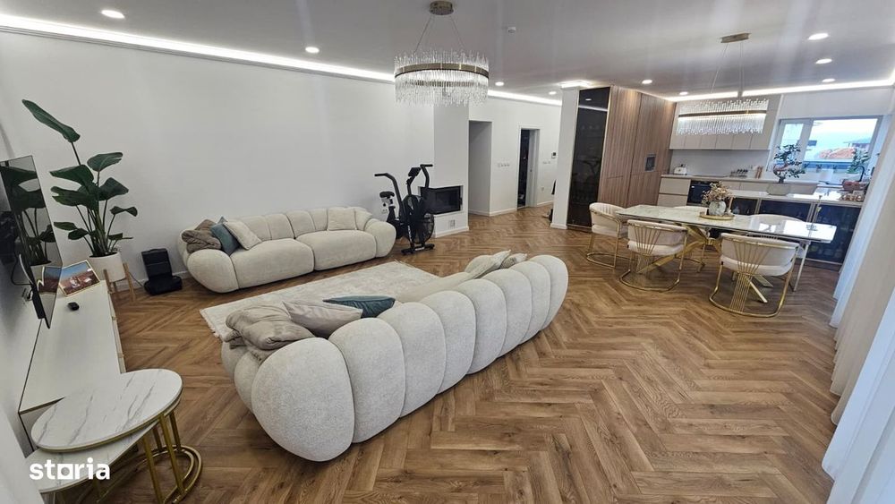 Casă modernă parter | stil minimalist - complet mobilată și utilată