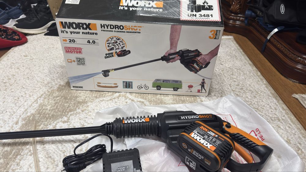 Aparat de spălat cu presiune Worx WG630E Hydroshot