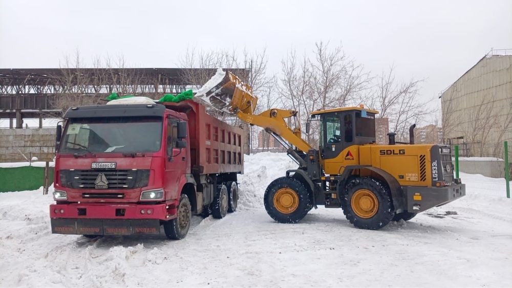 Вывоз снега. Вывоз мусора. Услуги самосвала