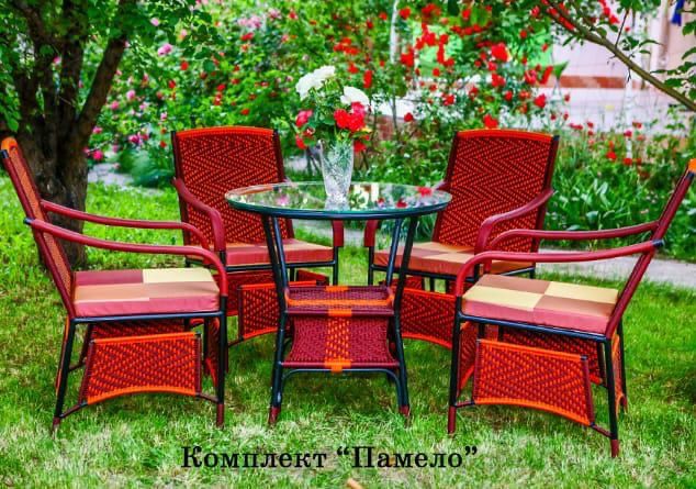 Садовая мебель под ротанг