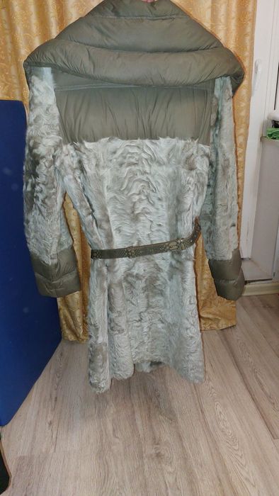 Шуба натуральная коза