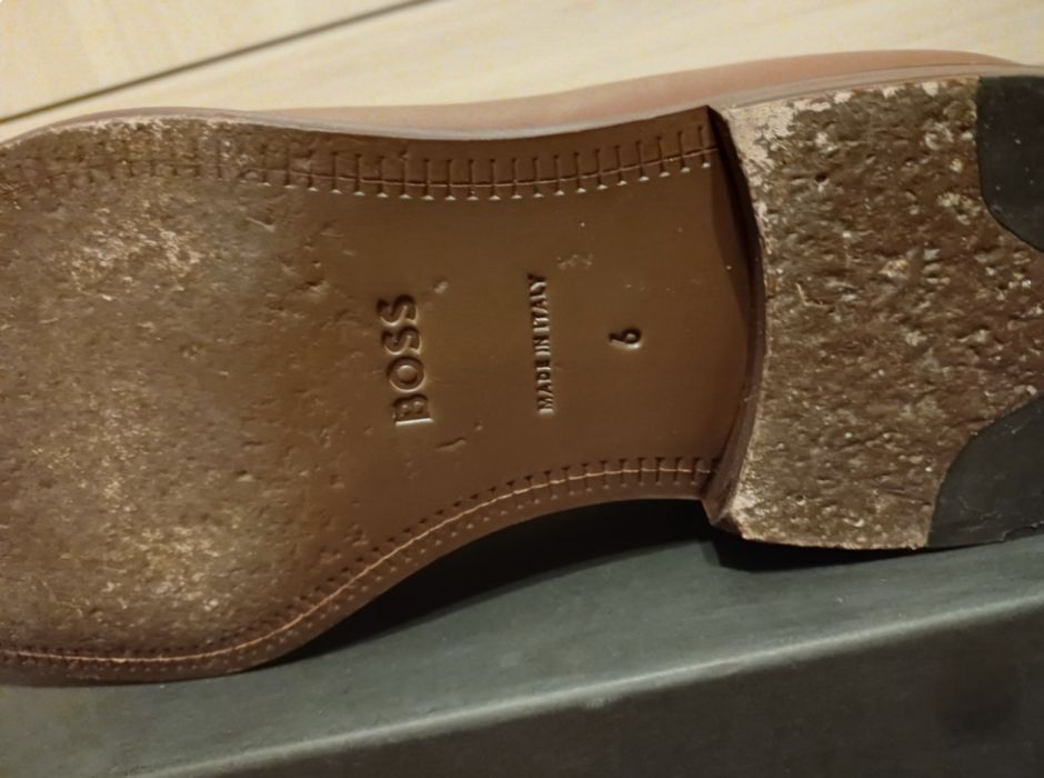 Мъжки кожени лоуфъри BOSS