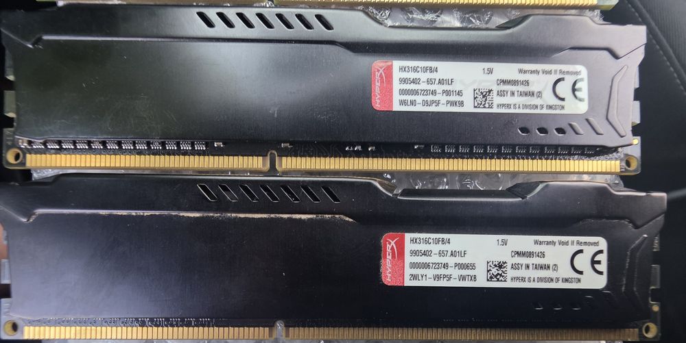 HyperX FURY 8GB (2 x 4GB)  DDR3 SDRAM DDR3 1600 (PC3 12800) Desktop MemoryRam