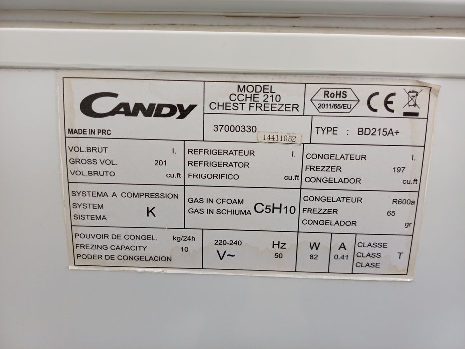 Lada frigorifica Candy CCHE 210 197 litri