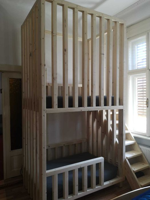 Vand pat etajat - căsuță copii