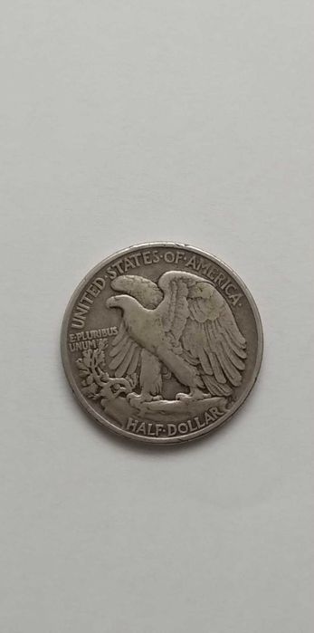 Сребърни монети, 5 броя четвърт долар + 1 брой половин долар 1945-1964