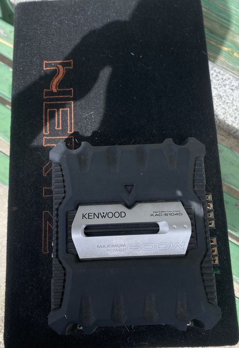 Бас каса Hertz 12 + усилвател Kenwood 600w