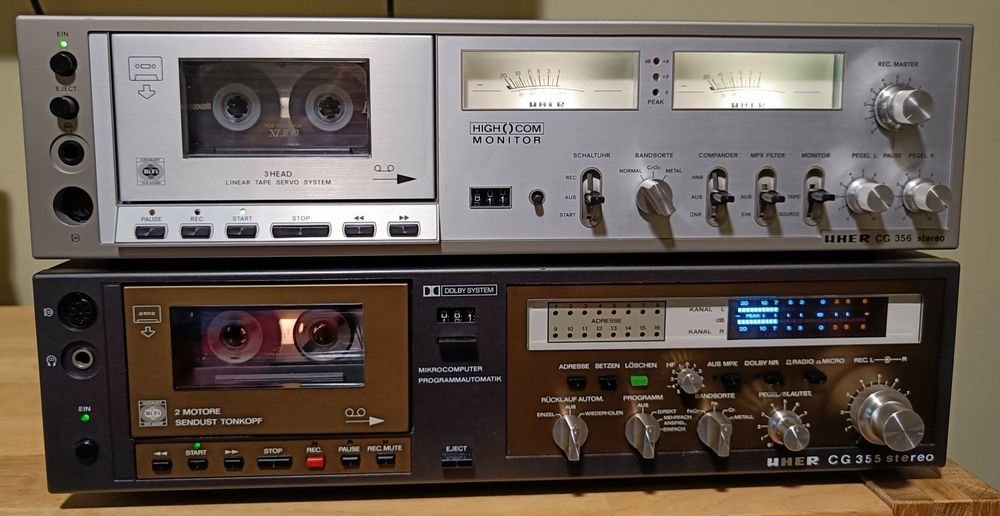 Pachet Uher CG-355 + Uher CG-356 casetofon deck