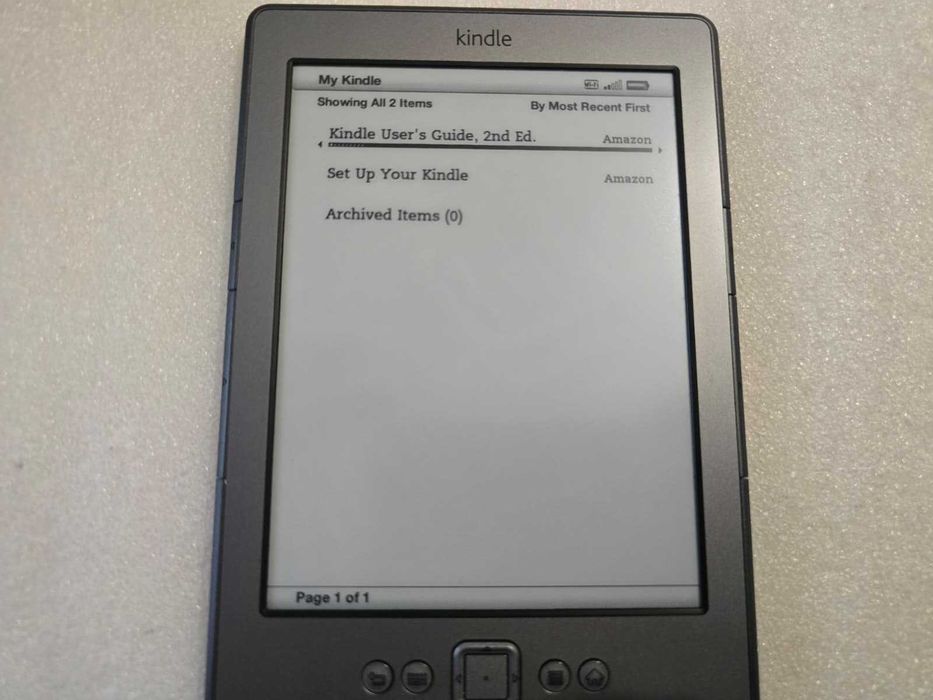 Ebook Reader Amazon Kindle 4 (Model D01100), Ecran E-Ink 6 inch, Wi-Fi, 2GB, Graphite