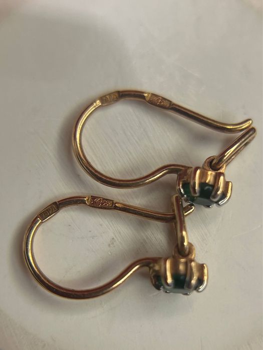 Золотые серьги/BariBarShop/0•0•24
